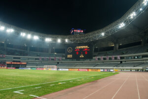 Shanghai china,February,09:panoramic,Views,Of,Shanghai,Stadium,During,The,Afc